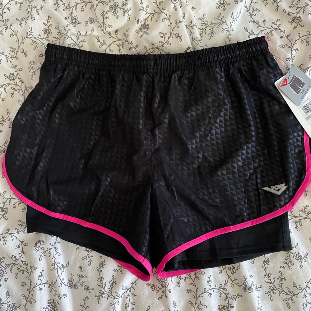 NWT Pony Shorts with spandex